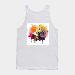 snow leopard drip Tank Top